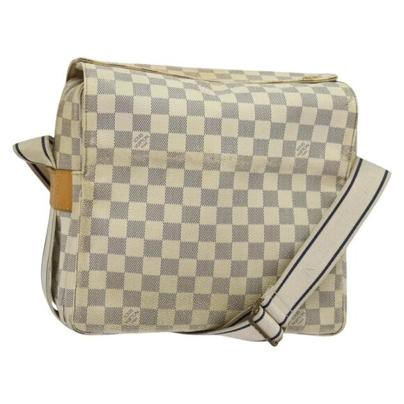 LOUIS VUITTON Damier Azur Naviglio Shoulder Bag N51189 LV Auth yk19310 - Picture 1 of 16